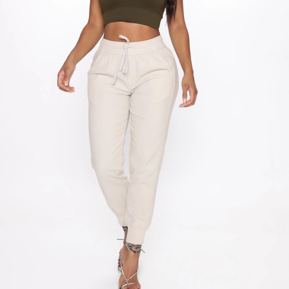 Fashion nova not my problem joggers - olive